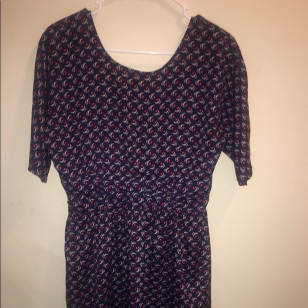 Navy scooped neck Xhileration dress